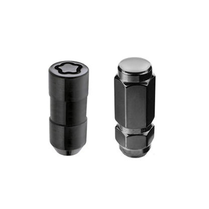 McGard 8 Lug Hex Install Kit w/Locks (Cone Seat Nut / Duplex) 9/16-18 / 7/8 Hex / 2.5in. L - Black 84844 84844 Photo - Primary