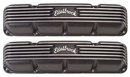 Edelbrock Valve Cover Classic Series AMC/Jeep 1967-91 290-401 CI V8 Black 41993 41993 Photo - Primary