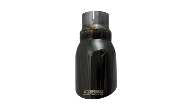 Corsa Single Universal 2.5in Inlet / 4in Outlet Black PVD Pro-Series Tip Kit TK004BLK TK004BLK Photo - Primary