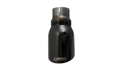 Corsa Single Universal 2.5in Inlet / 4in Outlet Black PVD Pro-Series Tip Kit TK004BLK TK004BLK Photo - Primary