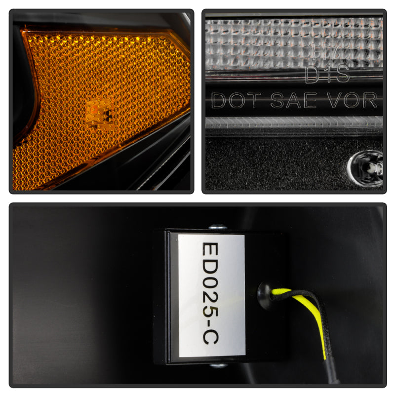 SPYDER 11-13 Dodge Durango (HID Model Only) Projector Headlights - Black PRO-YD-DDU11HIDSI-BK 5088680 5088680 User 5