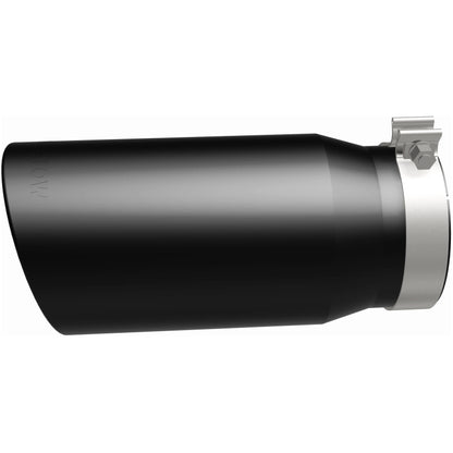 Magnaflow Tip Stainless Black Coated Single Wall Round Single Outlet 6in Dia 5in Inlet 13in L 35239 35239 Photo - out of package