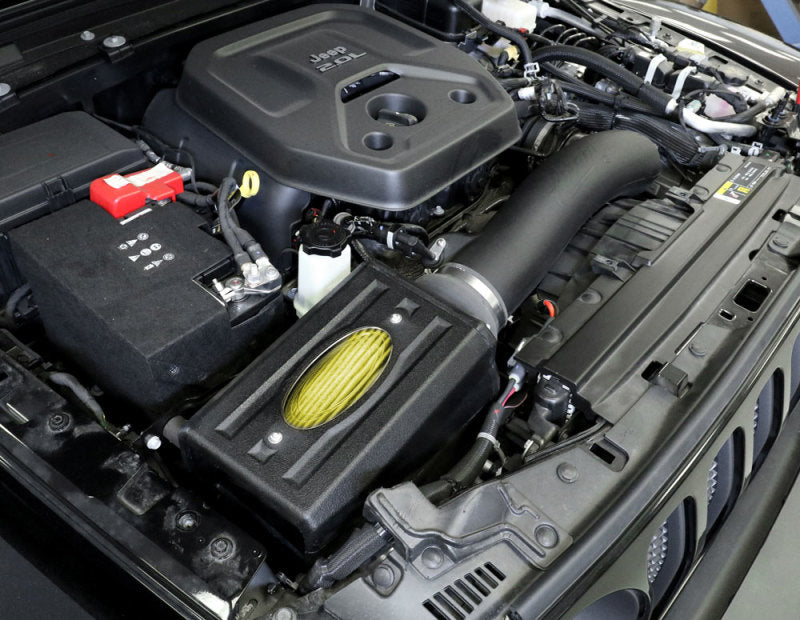 Airaid 18-20 Jeep Wrangler JL 2.0L L4 Performance Air Intake System 315-361 315-361 Photo - Mounted