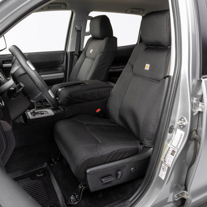 Covercraft 19-21 Chevrolet Silverado Carhartt PrecisionFit Custom Front Row Seat Covers - Blk GTC4210ABCOBK GTC4210ABCOBK User 1