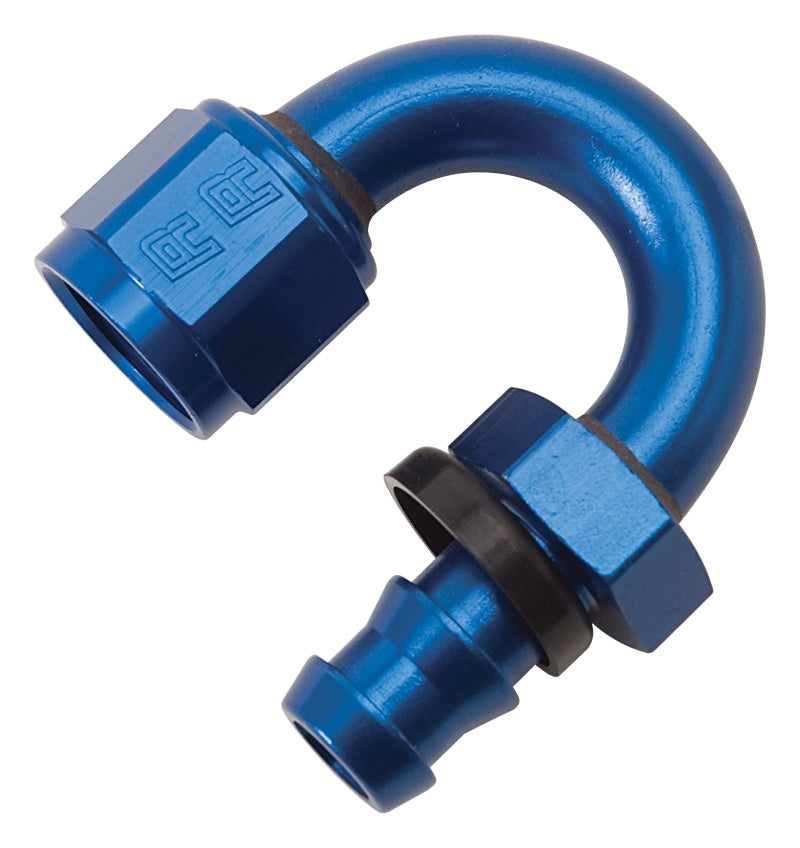Russell Twist Lok Hose End Tight Radius #8 180 Degree Anodized 626070 Photo - Primary