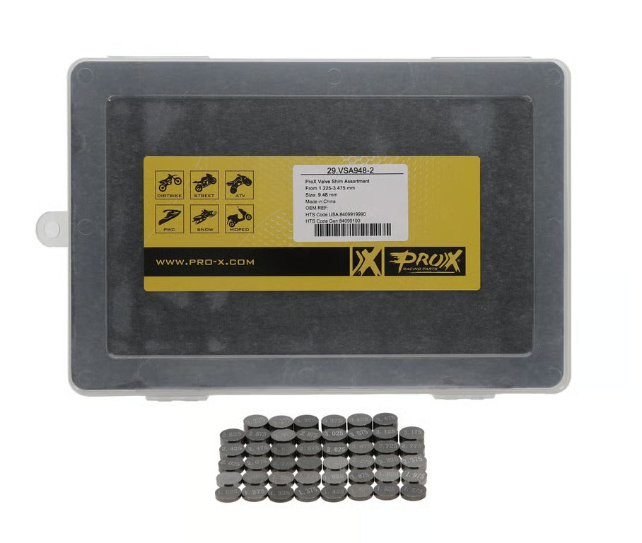 ProX 450cc 9.48 from 1.20 to 3.50 Valve Shim Assortment 29.VSA948