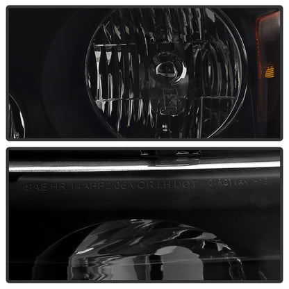 SPYDER Xtune Ford F150 04-08 Amber Crystal Headlights Black Smoked HD-JH-FF15004-AM-BSM 9030338 9030338 Photo - Unmounted