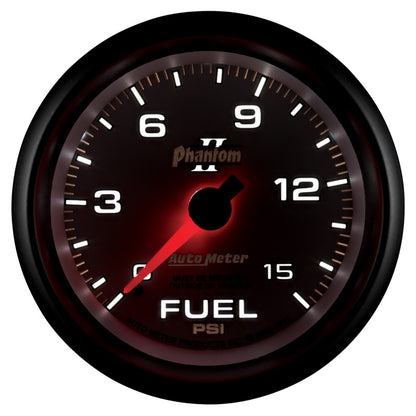 Autometer Gauge, Fuel Pressure, 2 5/8", 15psi, Mechanical, Phantom II 7811 User 4