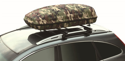 3D MAXpider Shell Roof Box With Rack Size L 47INX31INX10In (120X80X26Cm) Camouflage 6064L-45 6064L-45 Photo - Mounted