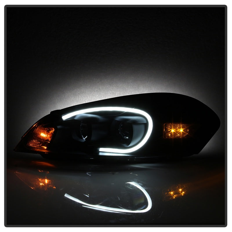 SPYDER xTune 06-13 Chevrolet Impala LED Light Bar Headlights - Black (PRO-JH-CIM06-LB-BK) 9042232 9042232 Photo - Unmounted