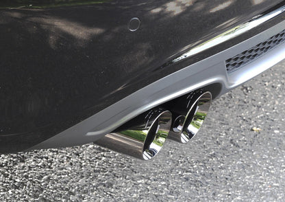 AWE Tuning Audi B8 A4 Touring Edition Exhaust - Single Side Polished Silver Tips 3015-22010 3015-22010 Photo - out of package