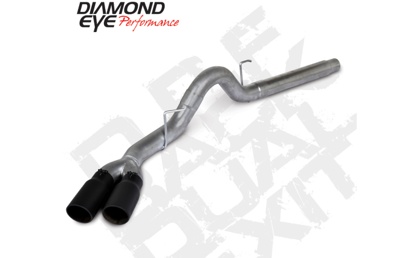 Diamond Eye Performance Diamond Eye 18-19 Ford 3.0L Powrstrke F150 - 4in 409SS DPF Back Kit Sprt Dual w/Tips 4512BRA-DEBK K4384S-BK K4384S-BK User 1