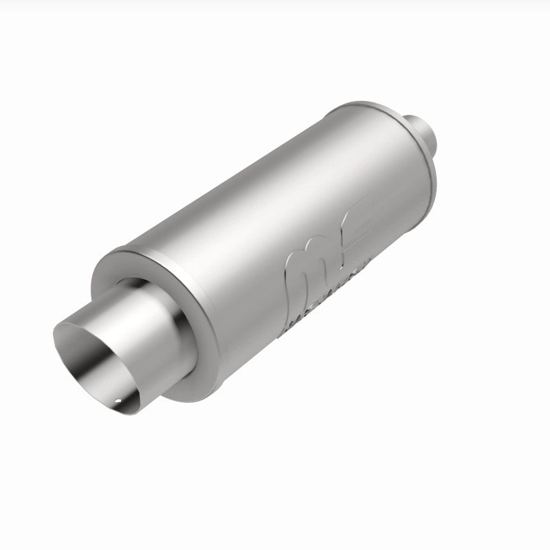 MagnaFlow 6" Round Center/Center Performance Muffler With Tip 14821 360 Degree Image Set