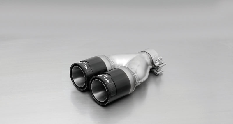 Remus 2005 Seat Toledo 1.6L 84mm Black Chrome Straight w/Carbon Insert Tail Pipe Set (Pair) 0007 84CB 0007 84CB Photo - Primary