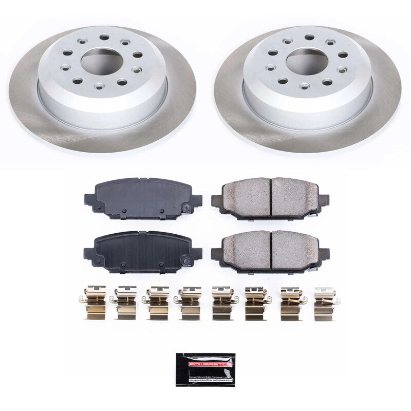 PowerStop Power Stop 18-22 Jeep Wrangler Rear Semi-Coated Rotor Kit SC7943 SC7943 Photo - Primary