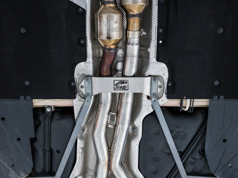 AWE Tuning BMW F8X M3/M4 Track Edition Catback Exhaust - Chrome Silver Tips 3020-42082 3020-42082 Photo - Mounted