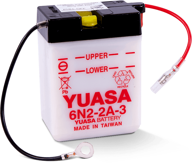 Yuasa Battery Yuasa 6N2-2A-3 Conventional 6 Volt Battery YUAM2623A