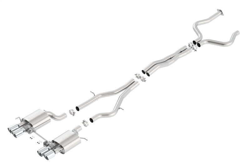 Borla 2016 Cadillac ATS-V 3.6L Twin Turbo Catback Exhaust 4in Tips Dual Split Rear Exit 140692 140692 Photo - Primary