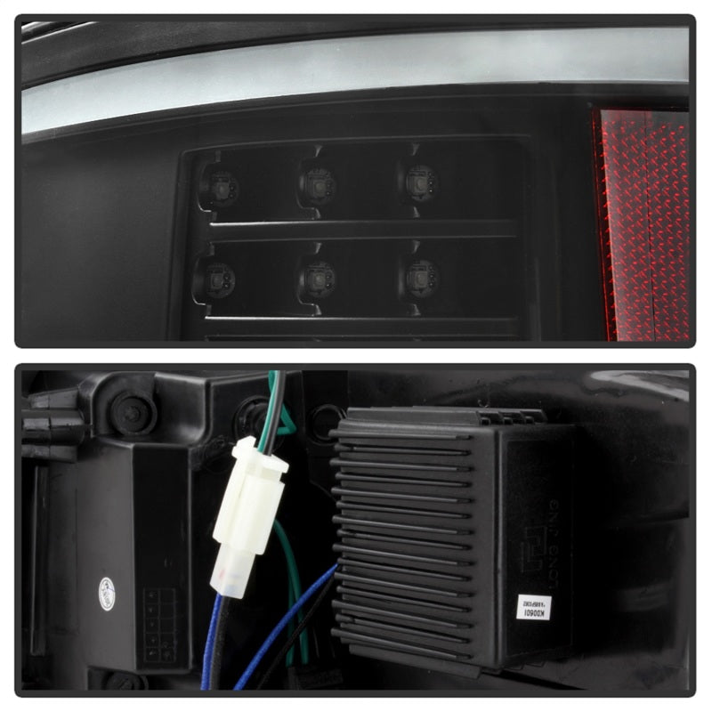 SPYDER xTune 09-14 Ford F-150 Light Bar LED Tail Lights - Black (ALT-JH-FF15009-LBLED-BK) 9042188 9042188 Photo - Unmounted