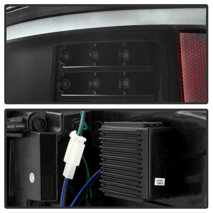 SPYDER xTune 09-14 Ford F-150 Light Bar LED Tail Lights - Black (ALT-JH-FF15009-LBLED-BK) 9042188 9042188 Photo - Unmounted