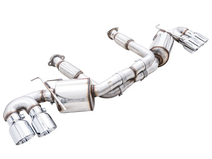 AWE Tuning 2020 Chevrolet Corvette (C8) Touring Edition Exhaust - Quad Chrome Silver Tips 3015-42151 3015-42151 Photo - Primary