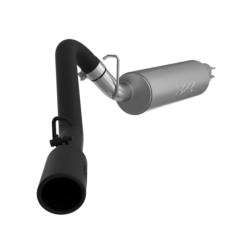 MBRP 97-99 Jeep Wrangler (TJ) Inline-4 2.5L, Inline-6 4.0L 2 1/2in Cat Back S5512BLK Photo - Primary