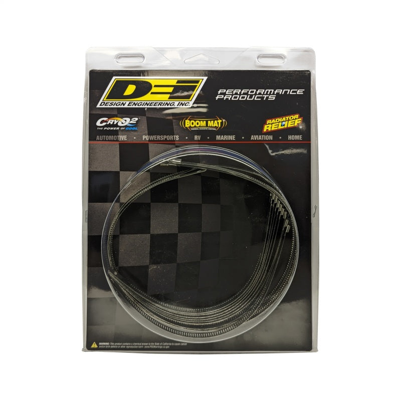 DEI Stainless Steel Positive Locking Tie Eight 1/4in (7mm) x 9in and Four 7mm x 20in 10216 10216 Photo - Unmounted