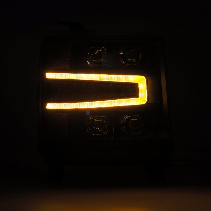 AlphaRex 16-18 Chevy 1500HD NOVA-Series LED Proj Headlights BK w/Actv Lgt/SeqSig & DRL (Req 810023) 880237 880237 User 3
