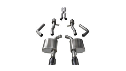 Corsa Performance Cat-Back Exhaust for 15-6 Dodge Charger SRT / Scat Pack / R/T 6.4L 14995BLK Photo - Primary