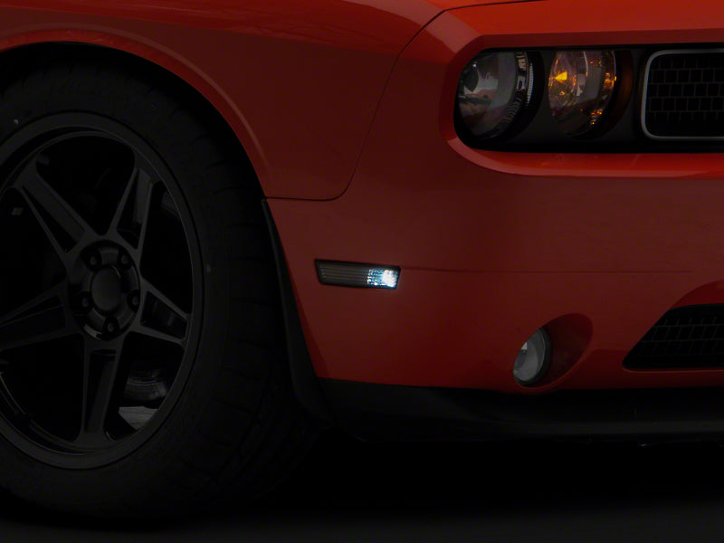 Raxiom 08-14 Dodge Challenger Axial Series Side Marker Lamps- Smoked CH17670 CH17670 Photo - Primary