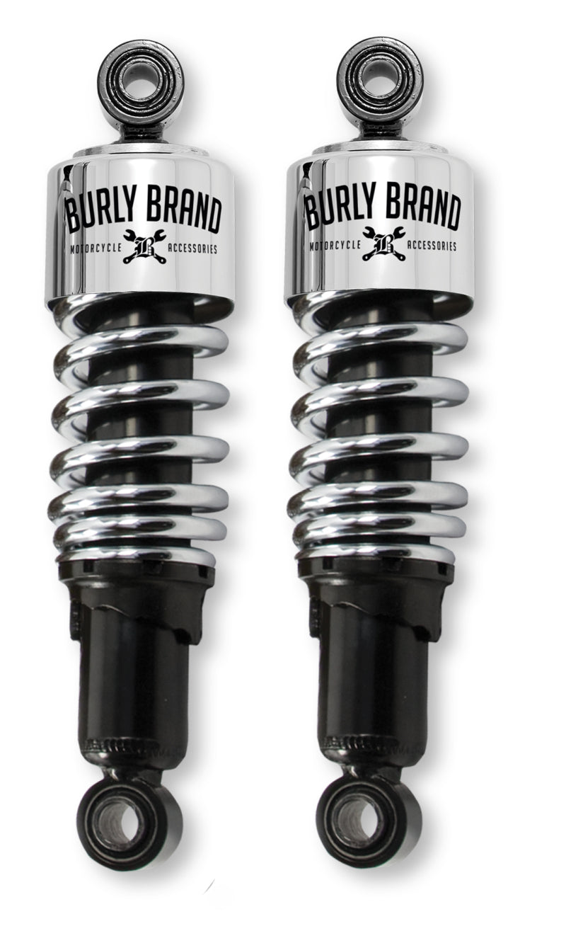Burly Brand Shocks 10.5in XL - Chrome B28-1201 B28-1201 User 1