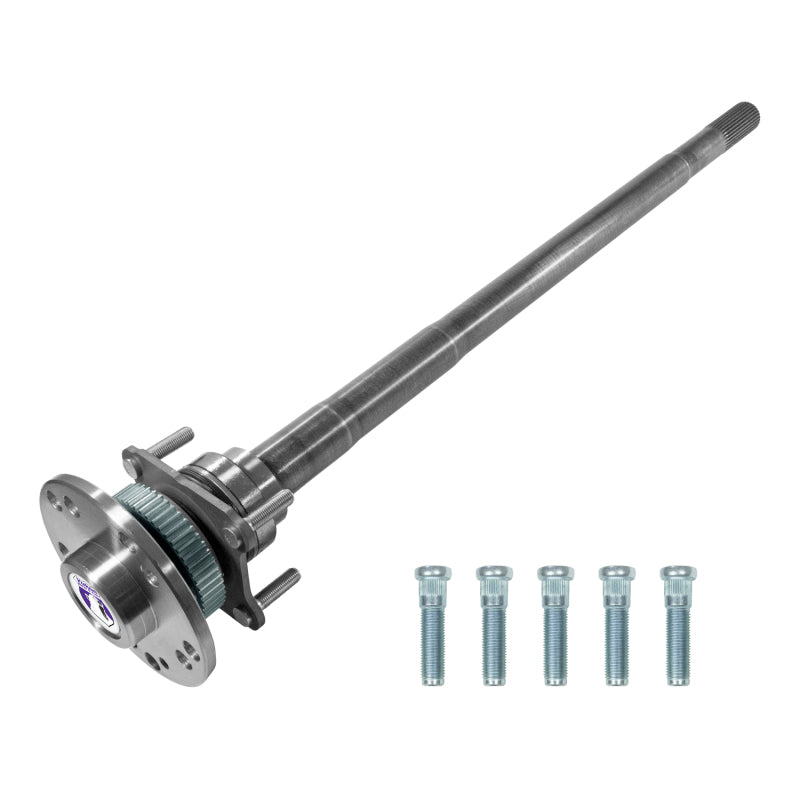 Yukon Gear & Axle Yukon Gear Left Rear 4340 Chromoly Double Drilled Axle Kit Jeep JL/JT Rubicon 32 Spline 32.2in Long YA WD44JLRUB-L-K YA WD44JLRUB-L-K Photo - Primary