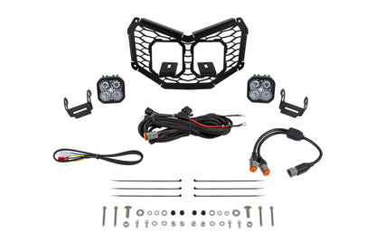Diode Dynamics 17-24 Can-Am Maverick X3 Stage Series LED Grille Kit - Pro White Combo DD7882 DD7882 Photo - Primary