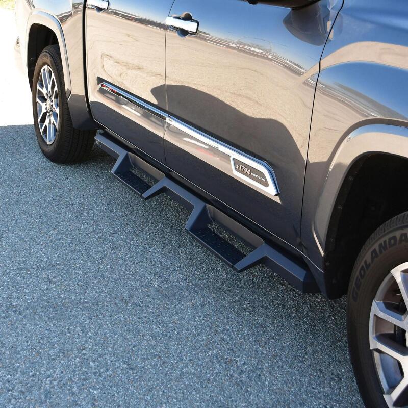 Westin Toyota Tundra CrewMax 2022 Drop Nerf Step Bars - Textured Black 56-14235 56-14235 Photo - Mounted