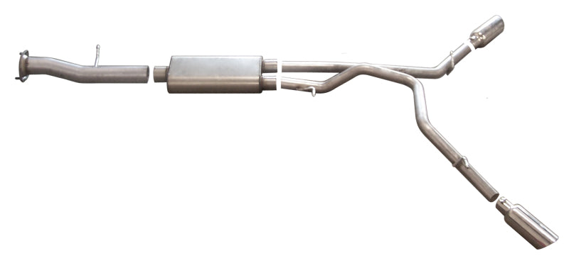 Gibson 2007 Hummer H2 Base 6.0L 2.25in Cat-Back Dual Extreme Exhaust - Stainless 612601 612601 Photo - Primary