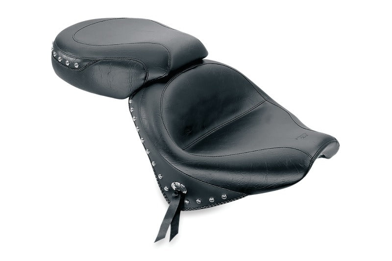 Mustang Motorcycle Mustang 02-09 Honda VTX1300 Retro, S & T Wide Touring 2PC Seat w/Studs - Black 75906 75906 Photo - Primary