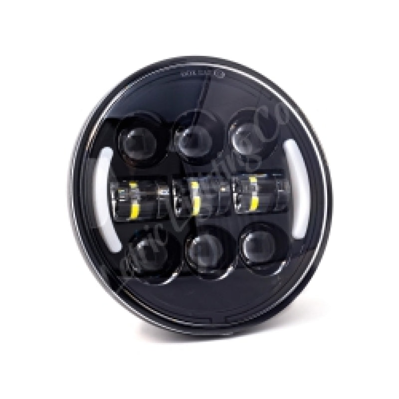 Letric Lighting 5.75in Intgrd W/Swtchbk T/S Blk LLC-DHL-5TS