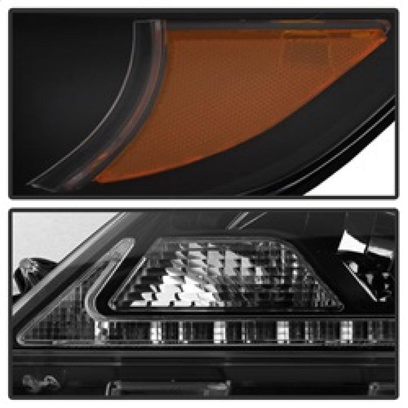 Spyder Toyota Sienna 2011-2014  Projector Headlights - DRL LED - Black PRO-YD-TSEN11-DRL-BK 5083982 5083982 Photo - Unmounted