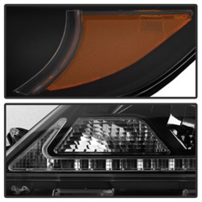 Spyder Toyota Sienna 2011-2014  Projector Headlights - DRL LED - Black PRO-YD-TSEN11-DRL-BK 5083982 5083982 Photo - Unmounted