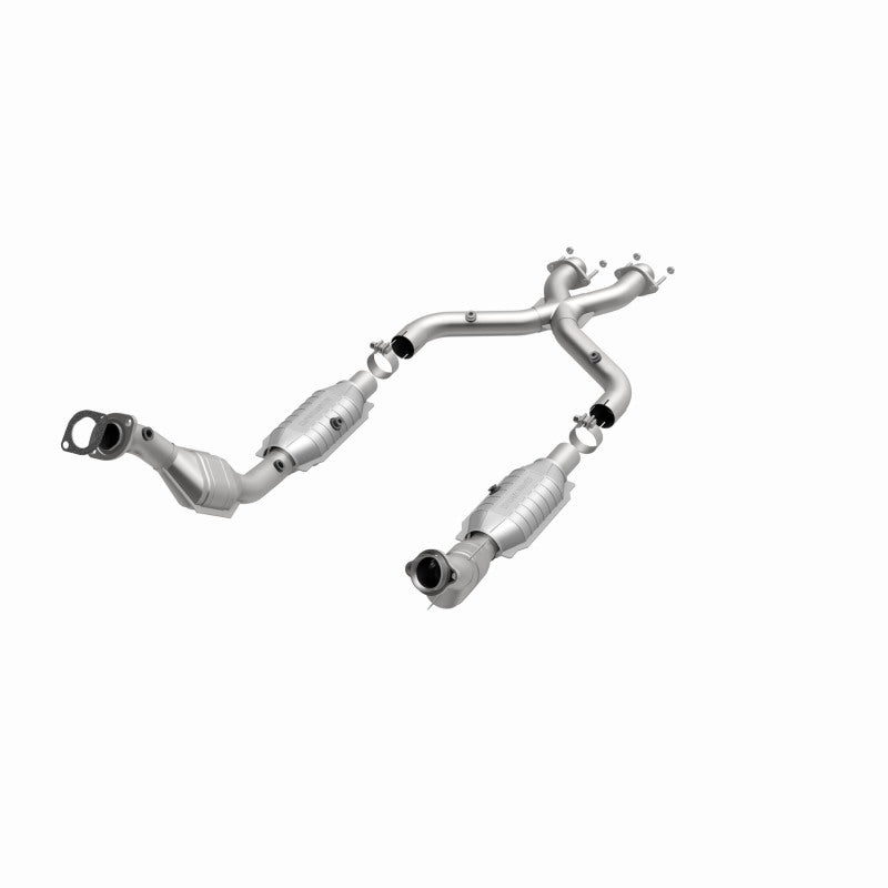 MagnaFlow Ford Mustang HM Grade Federal / EPA Compliant Direct-Fit Catalytic Converter 93671 360 Degree Image Set