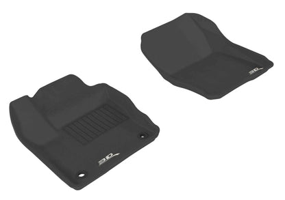 3D MAXpider 2012-2018 Ford Focus Kagu 1st Row Floormat - Black L1FR02911509 L1FR02911509 Photo - Primary