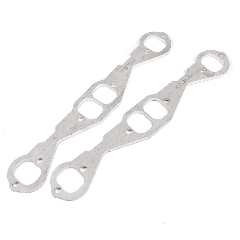 Stainless Works Small Block Chevy Squared Oval Port Header 304SS Exhaust Flanges 1-7/8in Primaries HFSBCSQ1875 HFSBCSQ1875 Photo - Primary