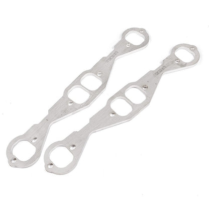 Stainless Works Small Block Chevy Squared Oval Port Header 304SS Exhaust Flanges 1-7/8in Primaries HFSBCSQ1875 HFSBCSQ1875 Photo - Primary