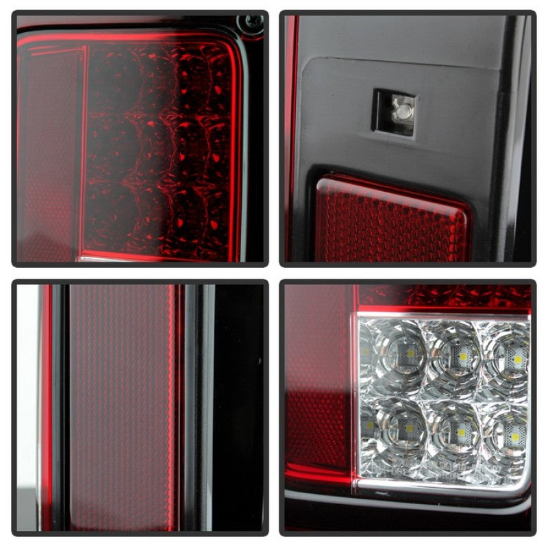 Spyder Jeep Wrangler 07-15 LED Tail Lights Red Clear ALT-YD-JWA07-LED-RC 5070401 5070401 User 1