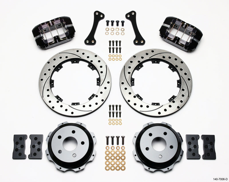 Wilwood Dynapro Rear Kit 12.19in Drilled Subaru Impreza WRX 140-7006-D 140-7006-D Photo - Primary