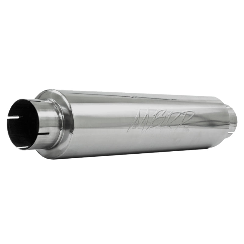 MBRP Universal Quiet Tone Muffler 4in Inlet/Outlet 24in Body 6in Dia 30in O M1004 Photo - Primary