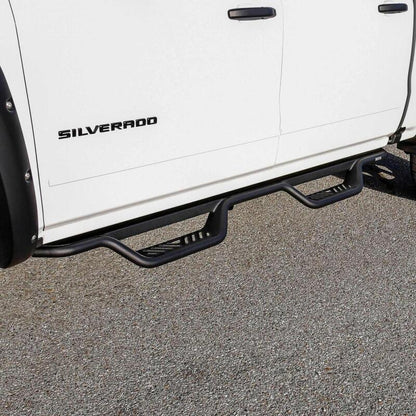 Westin 14-18 Chevrolet Silverado / GMC Sierra Crew Cab Outlaw Nerf Step Bars (Excl. Diesel) 20-13725 20-13725 Photo - Mounted