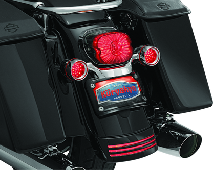 Kuryakyn Curved Lic Plate Mount Blk 3149 3149 User 1
