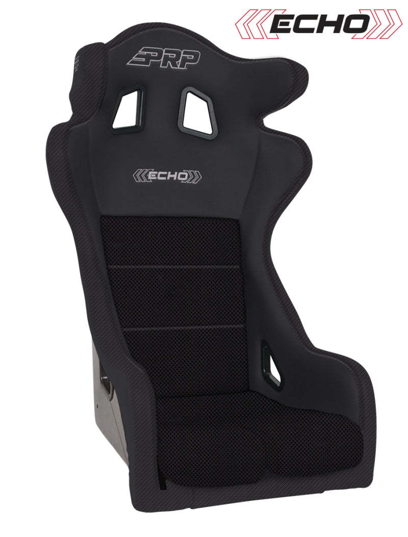 PRP Seats PRP Echo Composite Seat- Black (PRP Black Outline/Delta Black- Black Stitching) A38-201 A38-201 Photo - Primary