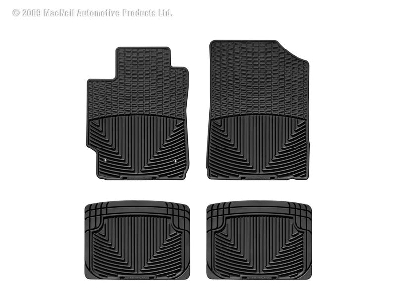 WeatherTech WT Rubber Mats - Rear - Blk Floor Mats Floor Mats - Rubber main image